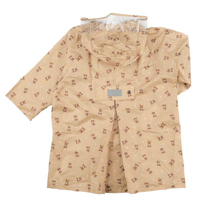 akachan honpo - 雨衣-小熊-淺卡其色