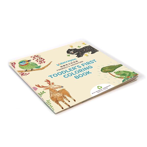 媽媽友 mamayo - kidzcrayon 原創著色本-福爾摩沙的冒險-24頁/厚頁印刷