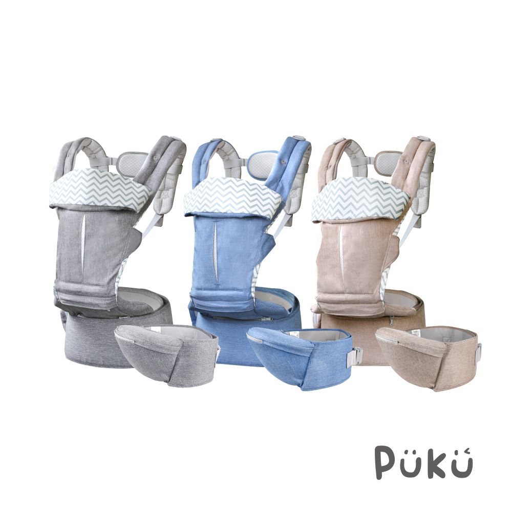 PUKU 藍色企鵝 - Triple+三合一全方位腰凳揹巾-3色