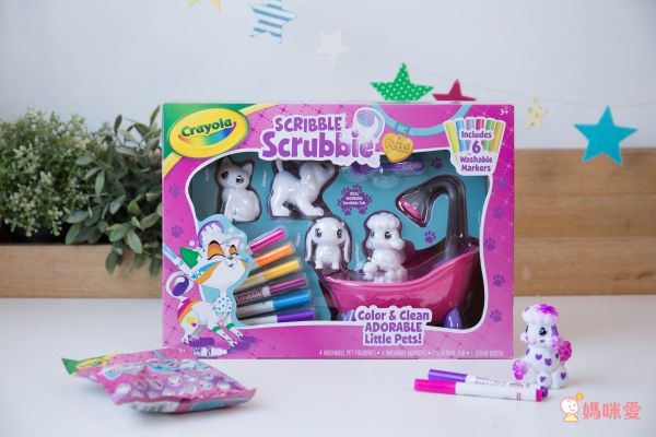 Crayola繪兒樂 - 【熱銷】彩繪百變毛小孩歡樂澡盆組