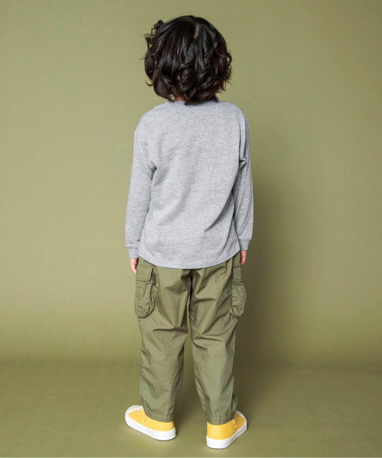 日本 BREEZE - 百搭舒適圓領薄長袖上衣-GO OUT-摩卡