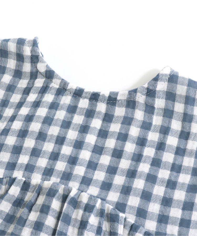 日本 apres les cours - 柔軟綿紗荷葉邊成套家居服-小花-黃