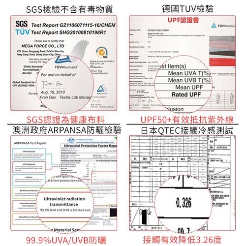 男女共款 冰絲涼感抗UV防曬袖套-粉色