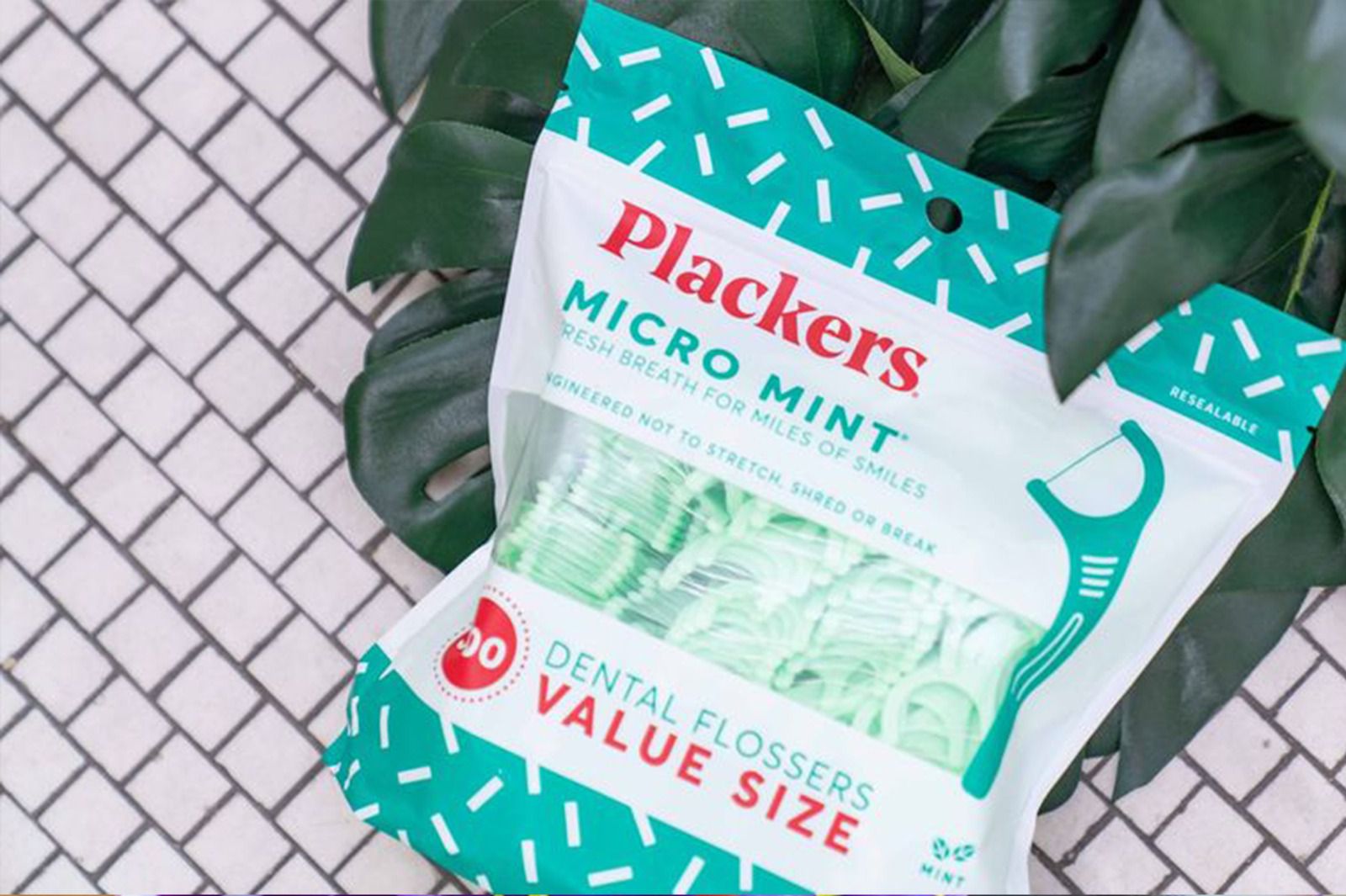 美國 Plackers 派樂絲 - 雙線倍潔亮白牙線棒-150入