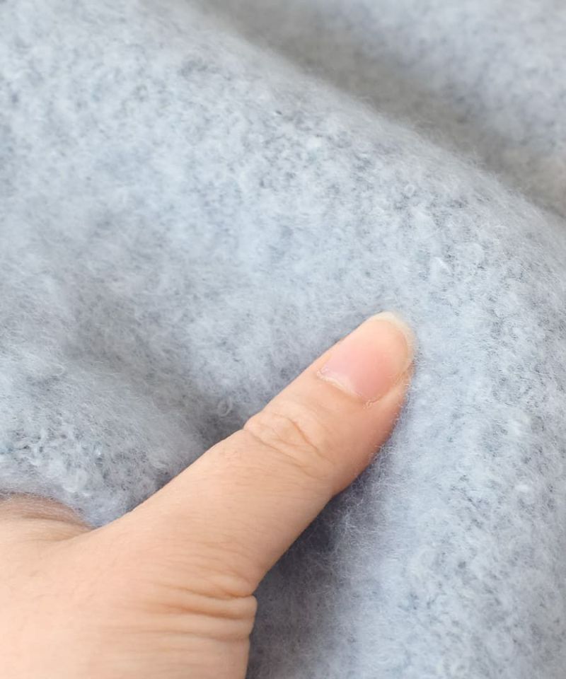 日本 zootie - 柔軟蓬鬆保暖流蘇圍巾-石英灰