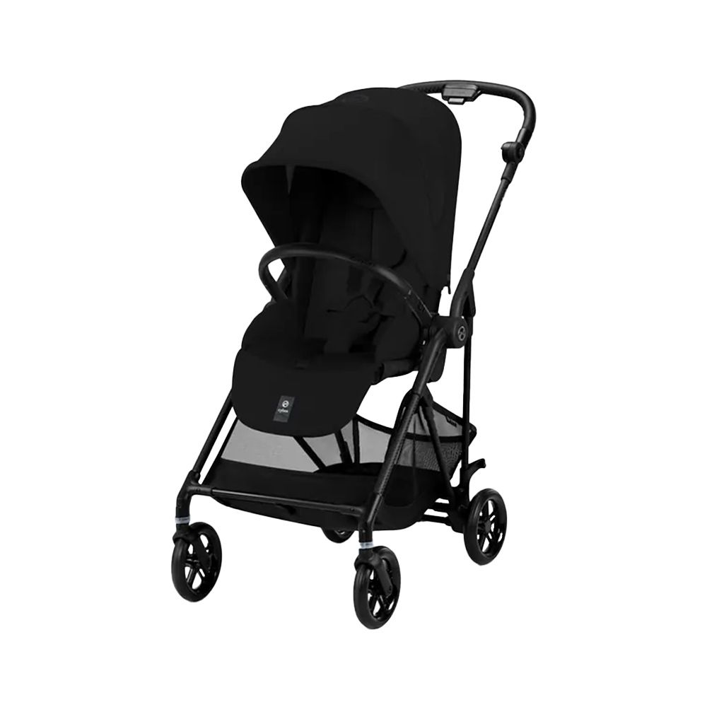 Melio 雙向嬰兒推車(含新生兒座墊組)-超輕量碳纖維  2025日本限定款-墨石黑