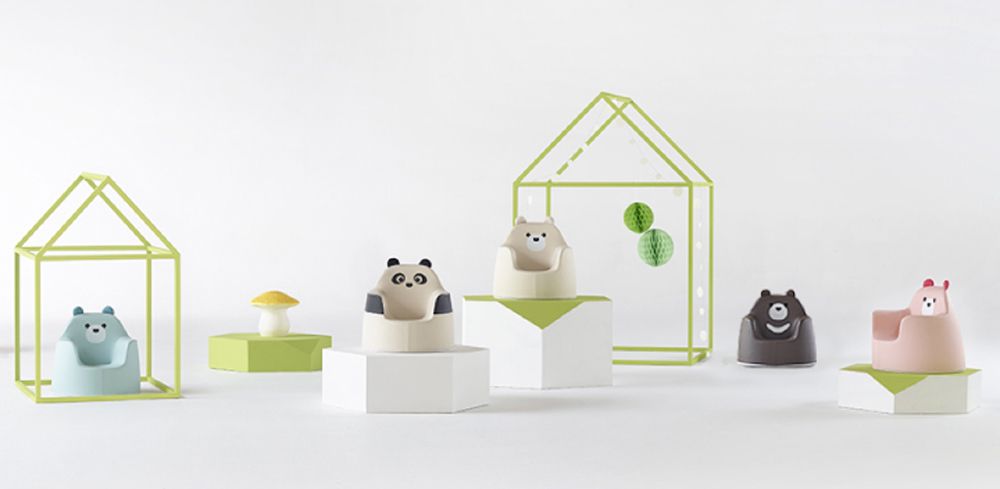 iloom怡倫家居 - ACO小沙發(媽咪抱抱椅)/兒童沙發-童話系列-寶拉白熊