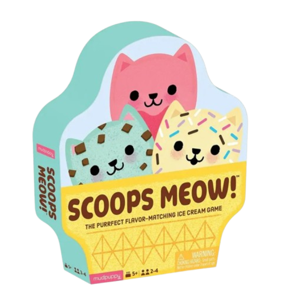 趣味兒童桌遊-喵喵甜筒冰淇淋 (17.7x4.7x21)