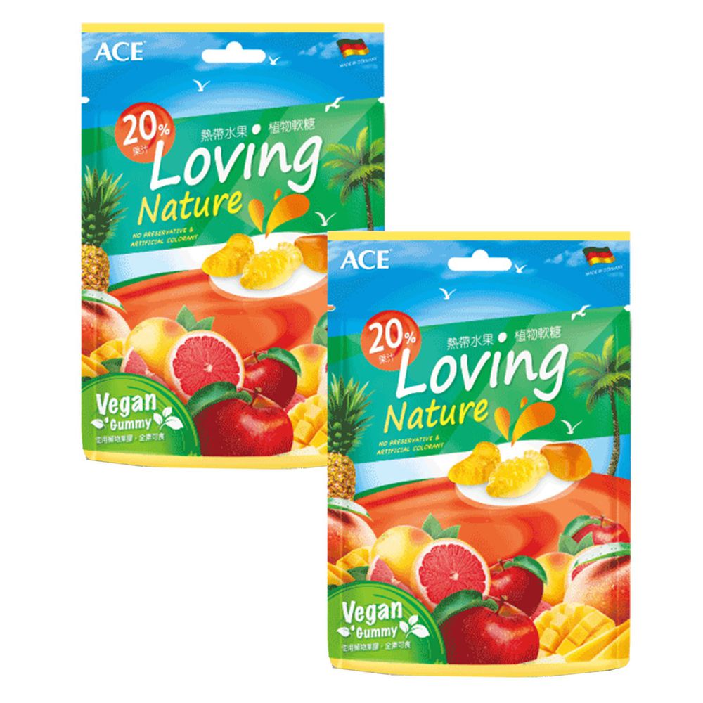 ACE - 熱帶水果植物軟糖*2-36g/袋