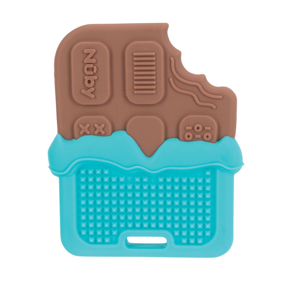 nuby - 造型矽膠固齒器-巧克力棒
