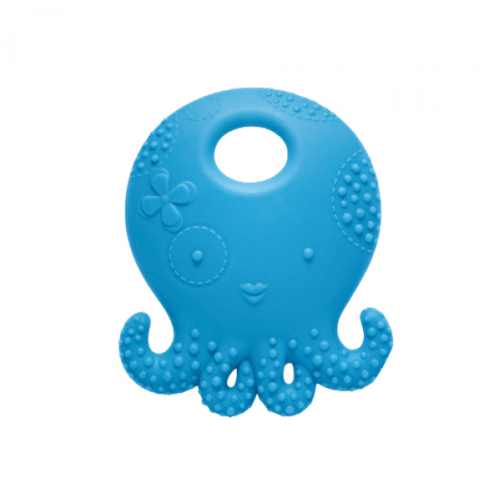 美國 Mayapple Baby - 固齒器玩具-藍色章魚