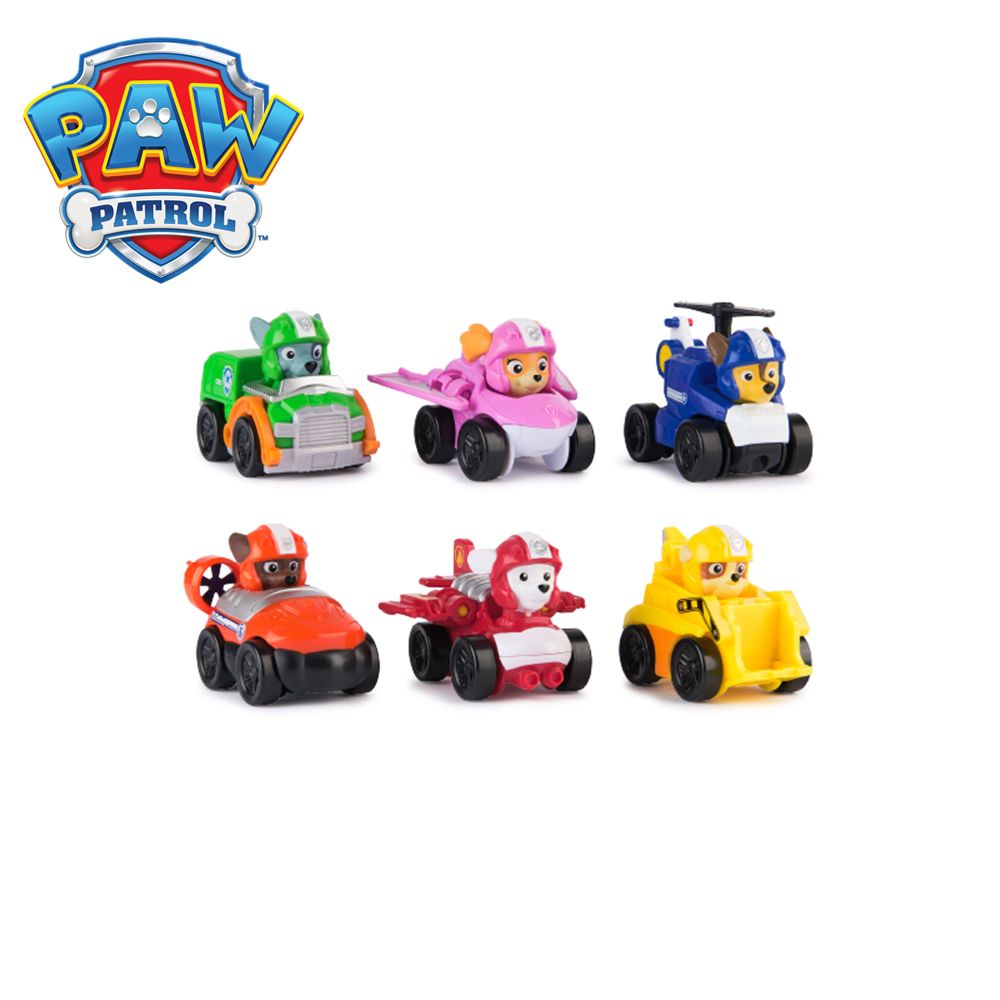 汪汪隊立大功 空中救援隊迷你小車6入組