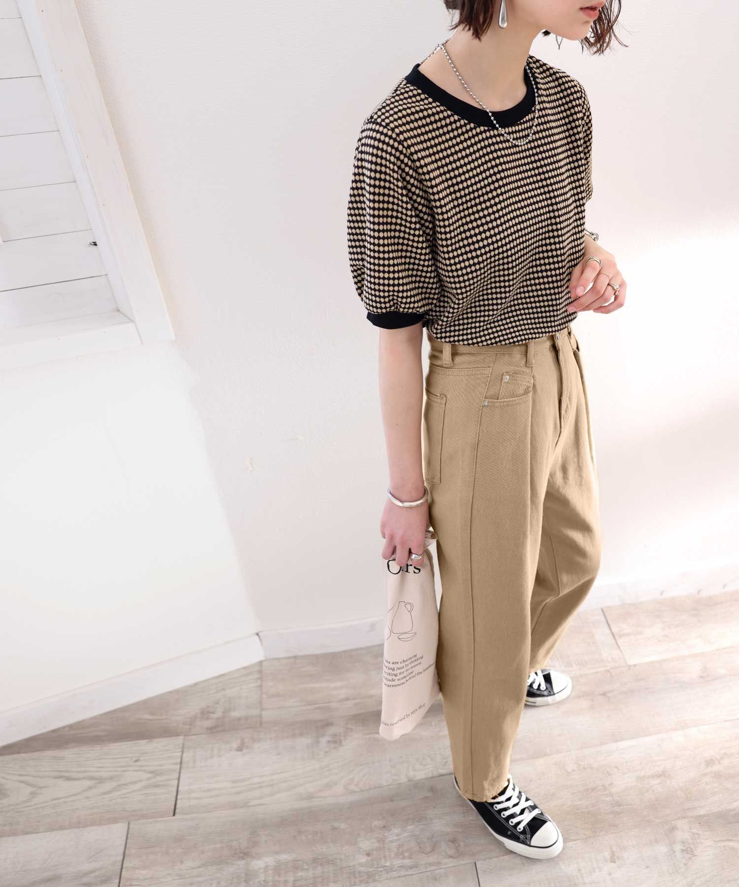 日本 Classical Elf - [熱銷NO.1]  舒適顯瘦打褶長褲-黑