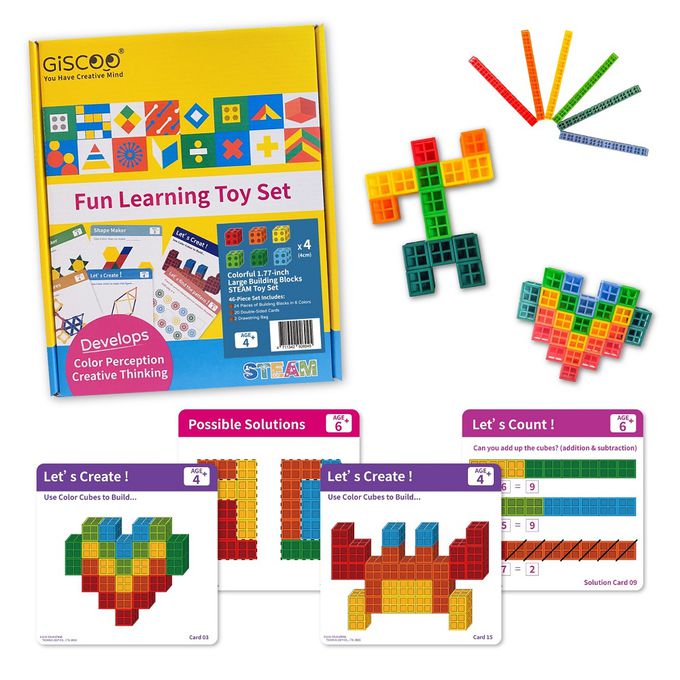 京尼教育 - 【Giscoo STEAM系列】麥斯小方塊 益智教具組