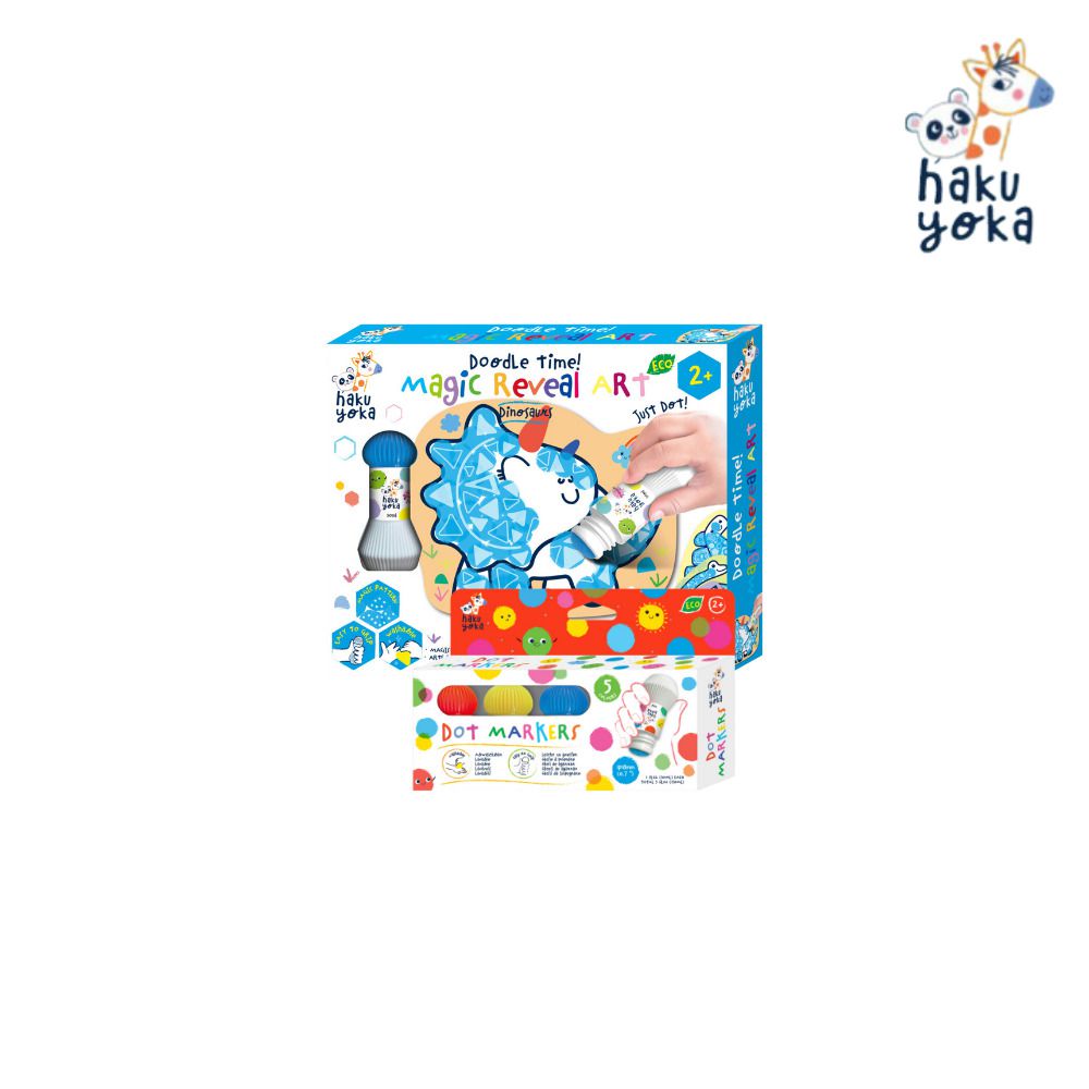 魔法點點筆組合(恐龍&經典色)