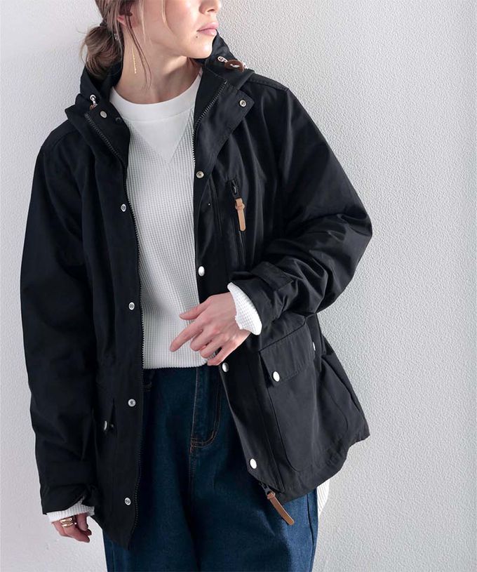 日本 Classical Elf - [熱銷NO.1]  3WAY百搭保暖連帽防風外套-橄欖綠