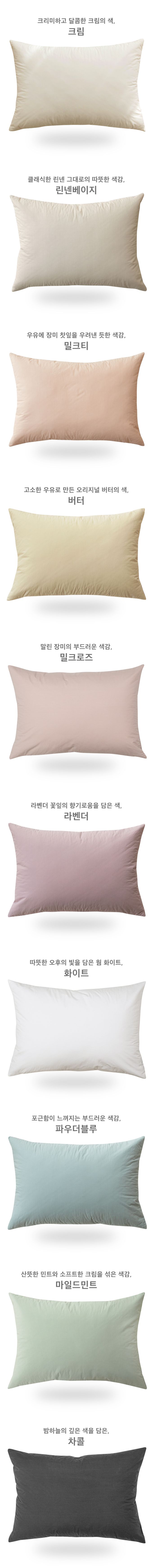 韓國 Maatila - 高密度60支棉枕套-奶油黃 (50X70cm)