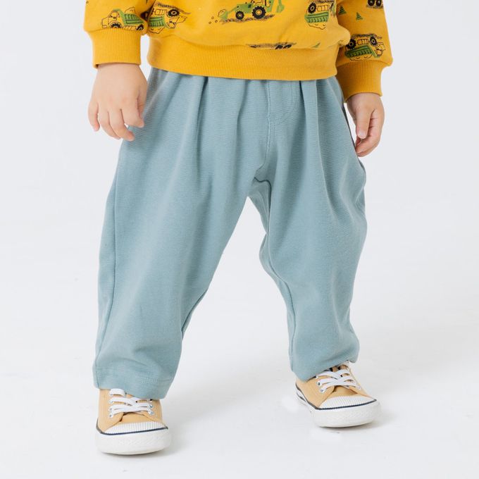 日本 Chil2 - 品牌熱銷 百搭彈力伸縮燈籠長褲-炭灰