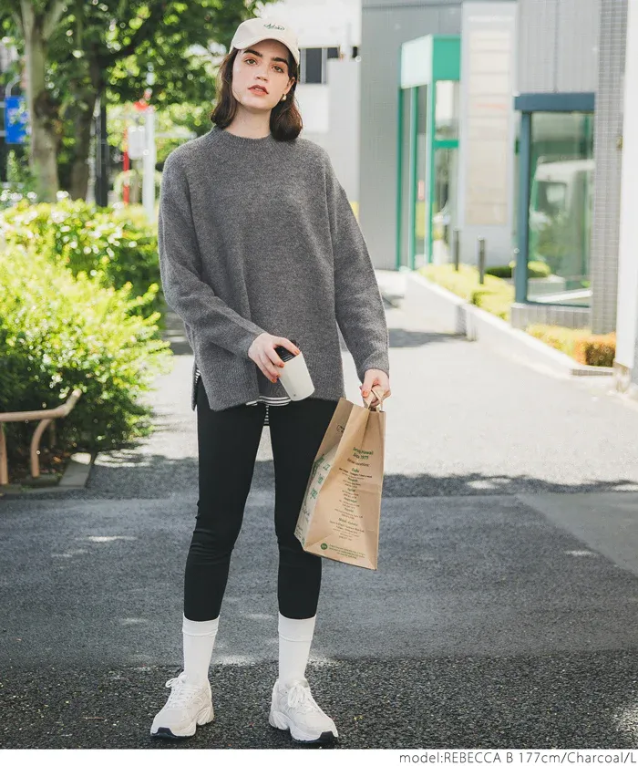 日本 COCA - ふあふあ 柔軟百搭針織毛衣-小立領-淺粉