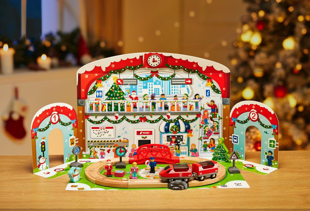 德國 Hape - Grand Station 聖誕倒數月曆-車站