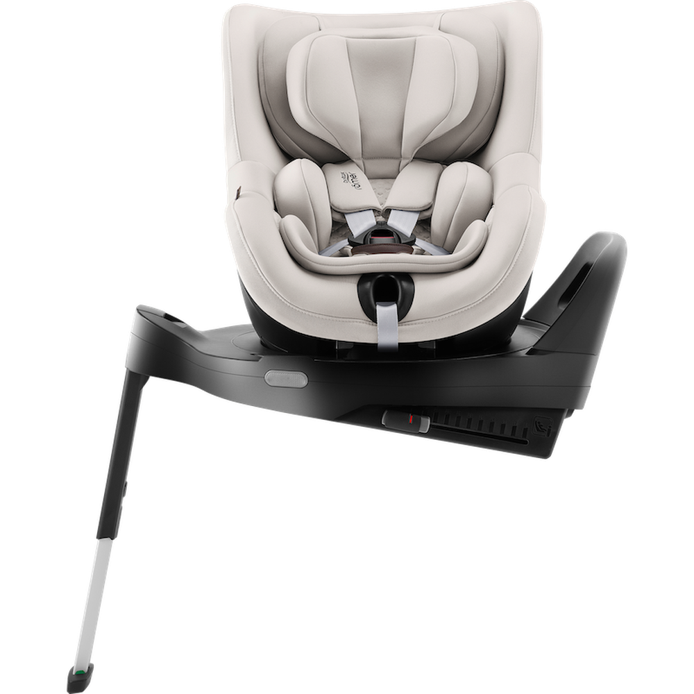 德國原裝Dualfix Pro ISOFIX 360度旋轉0-4歲汽座(北歐灰)-送皮椅保護墊+貝瑞克免手持吸乳器