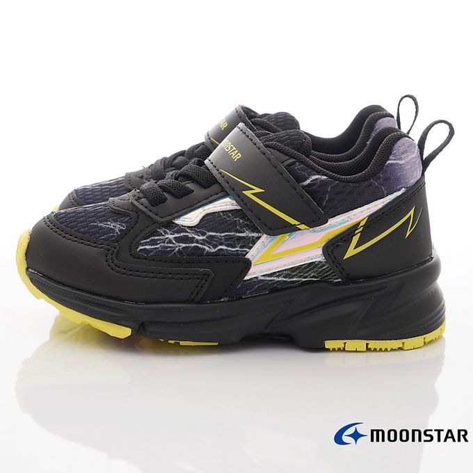 Moonstar日本月星 - 月星MSCN-3E競速運動款(中大童段)-運動鞋-黑