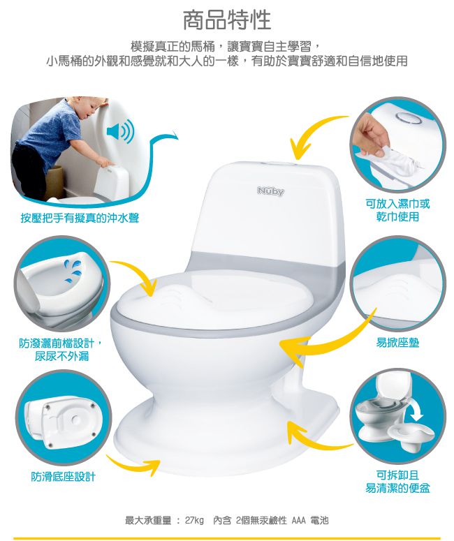 Nuby - 學習小馬桶