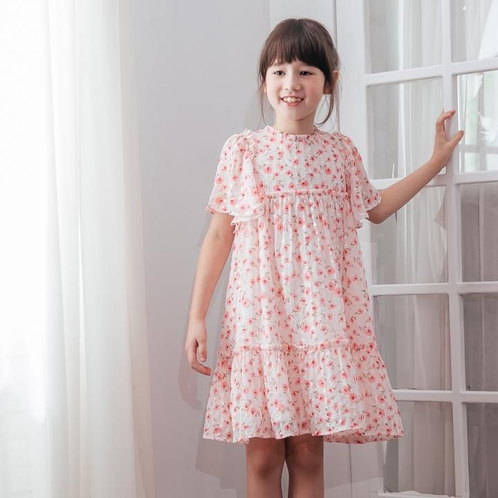 Bunny n Bloom - (童裝)玫瑰芭蕾洋裝-小孩款-粉