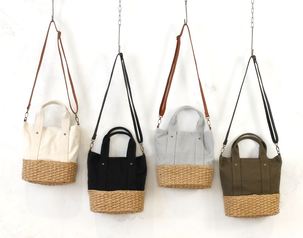 日本妞夏日最愛。草編包Ｘ編織包