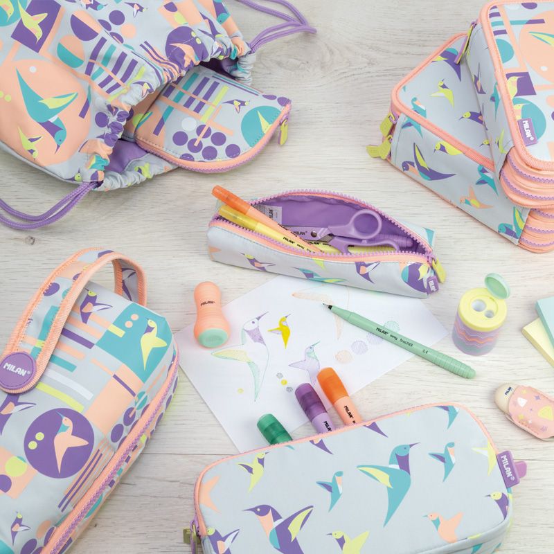 MILAN - 隨行畫筆袋著走_蜂鳥(雙層式)