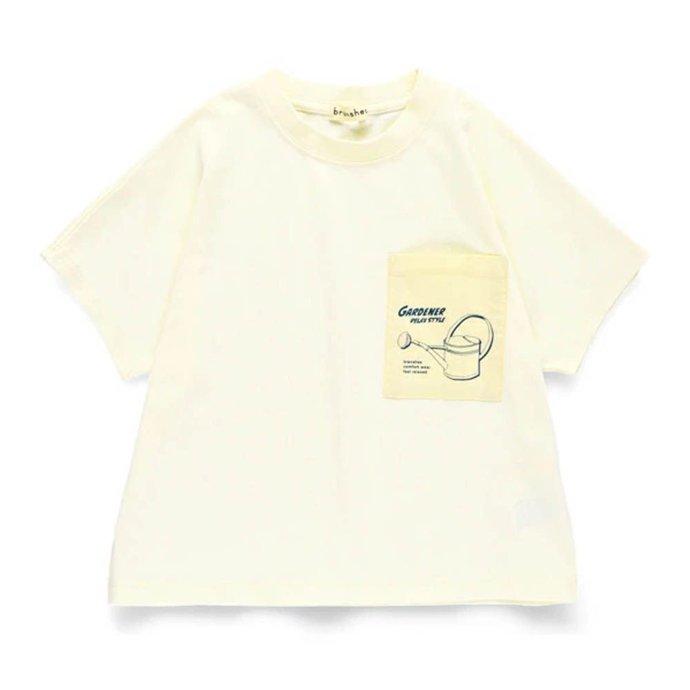 吸水速乾 不易髒抗污短袖上衣-白