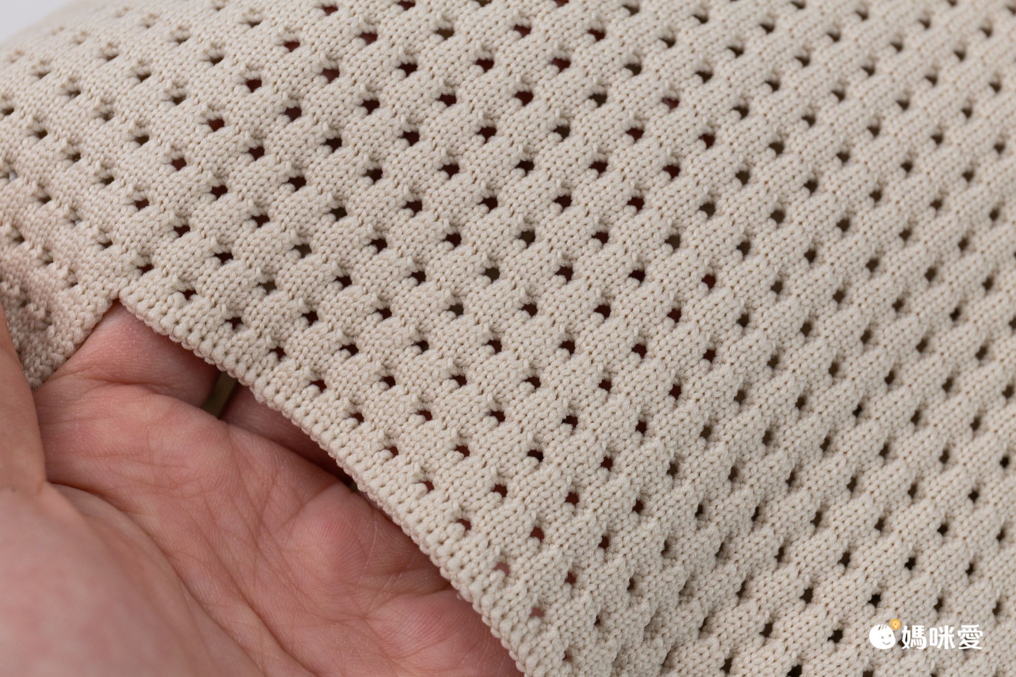 簍空休閒針織手拿包/手提包-草綠色 (20x35cm)