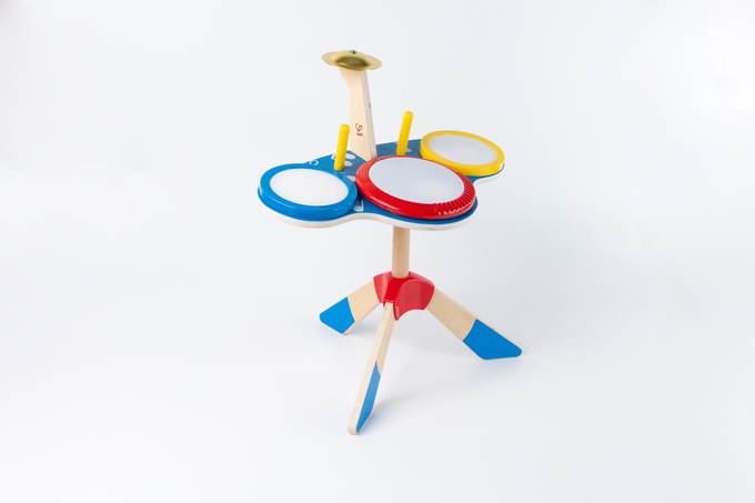 德國 Hape - 三重動感電子鼓