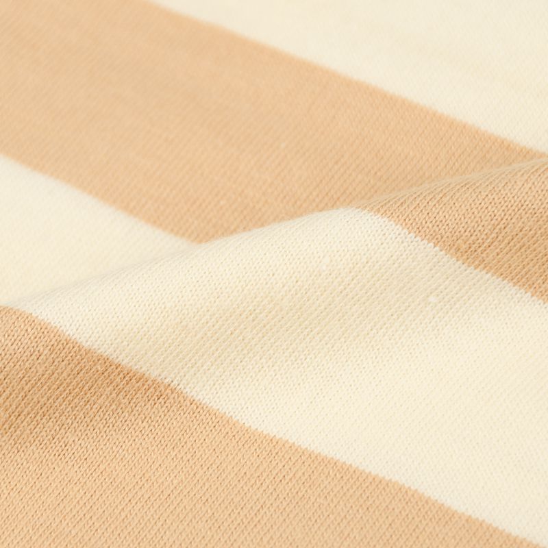 akachan honpo - 長袖T恤-動物凸毛繡-淺卡其色