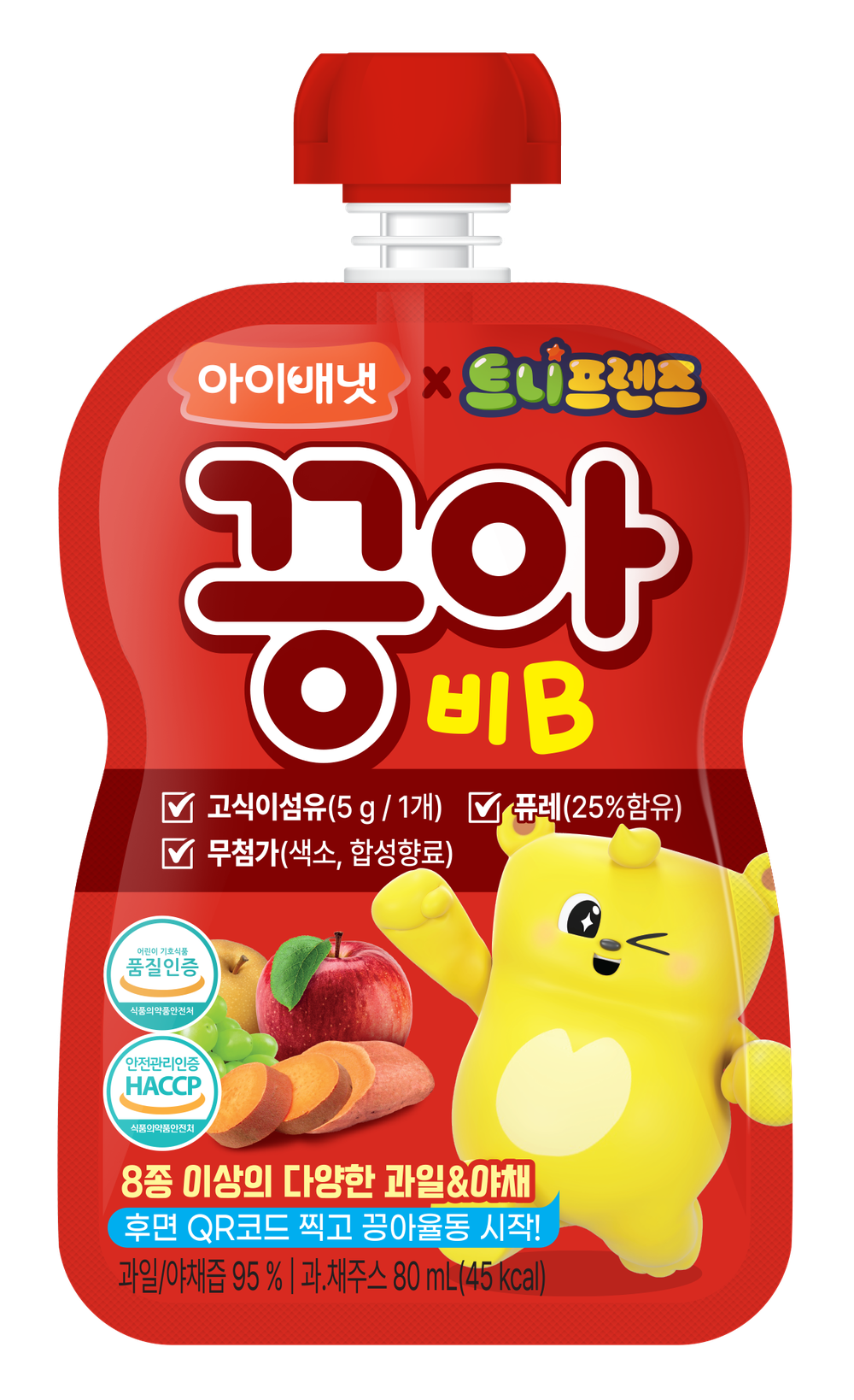 蔬果泥 B水梨百香 80ml/包