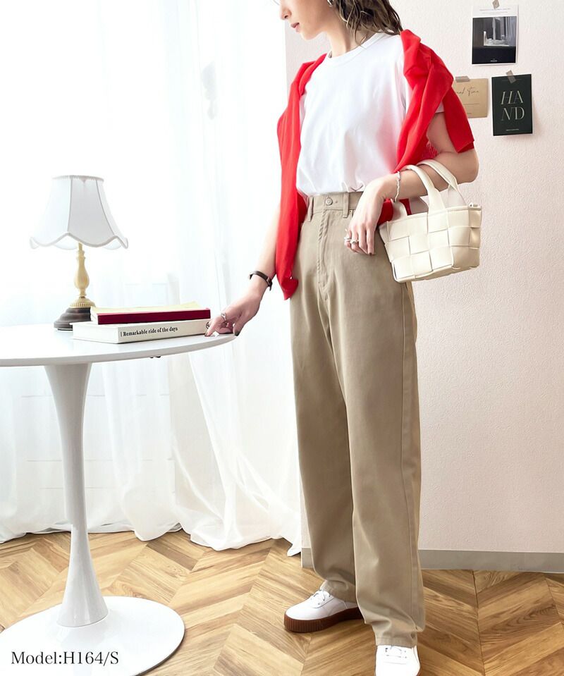 日本 Classical Elf - [熱銷NO.1]  厚磅棉混挺版美腿長褲-丹寧藍