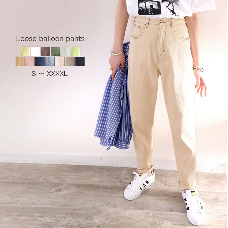 日本 Classical Elf - 透氣舒適百搭錐形美腿長褲-軍綠