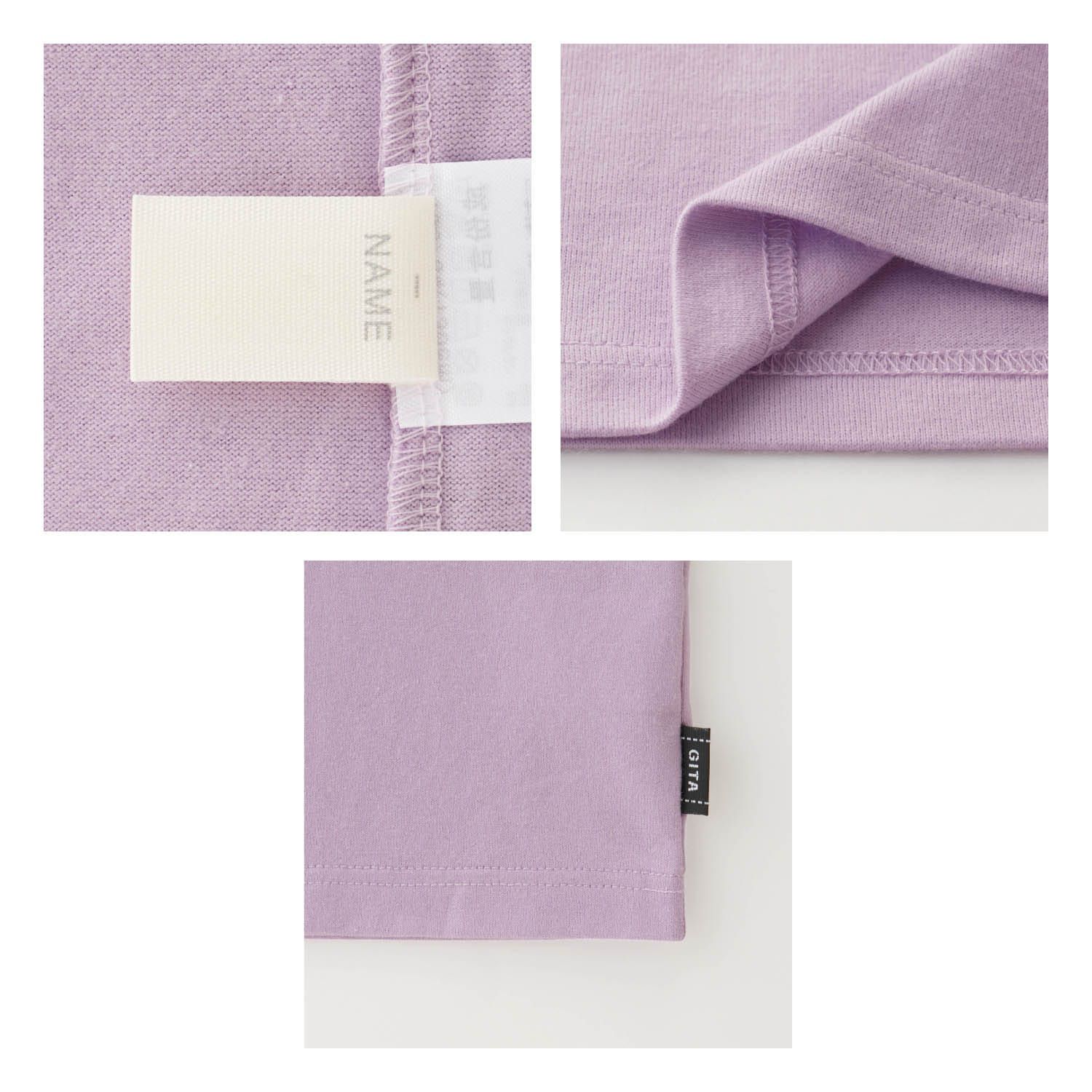 日本千趣會 - GITA 圓領荷葉肩長袖上衣-條紋-黑白