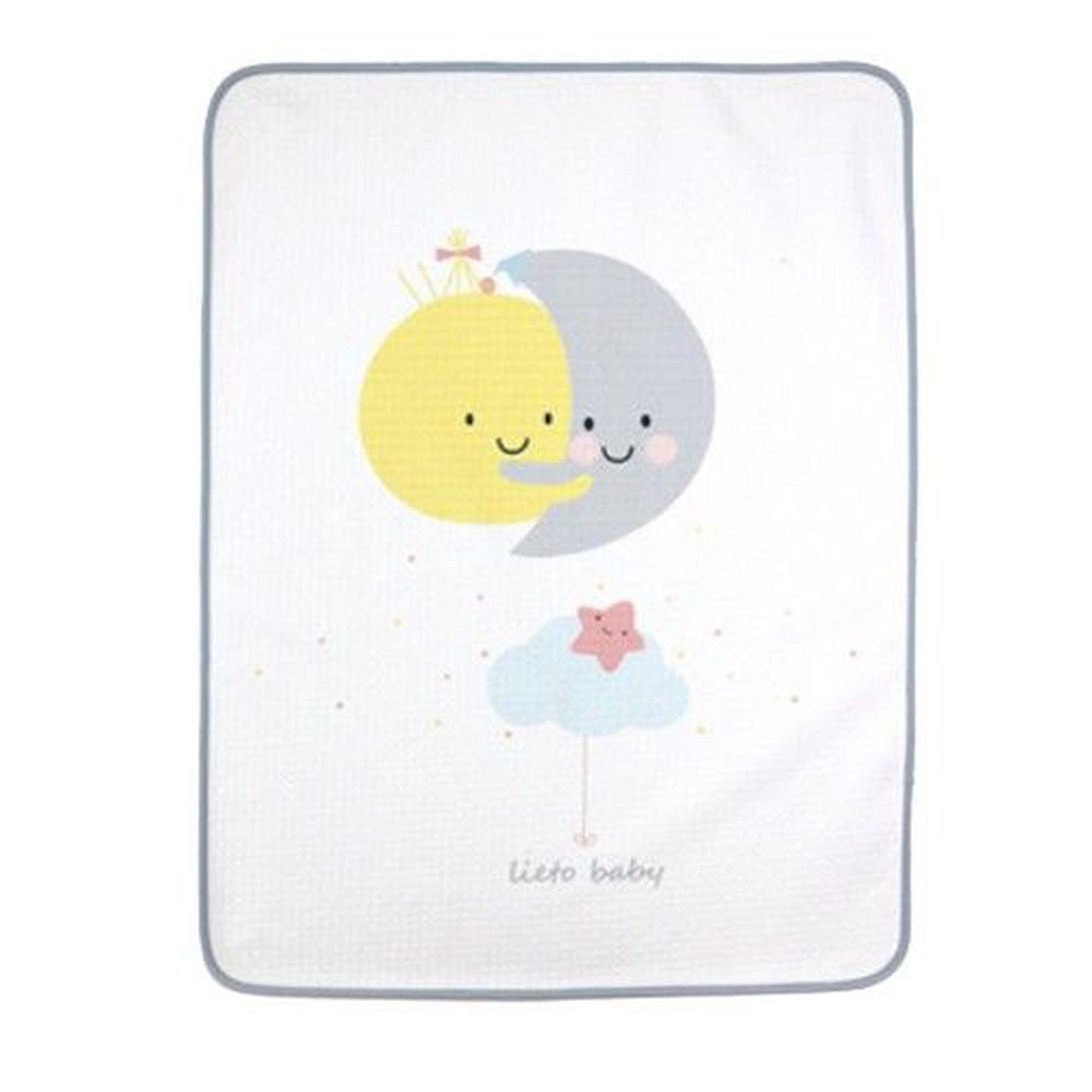 韓國 Lieto baby - 童話風有機棉防水墊-星星與月亮 (50*60cm)