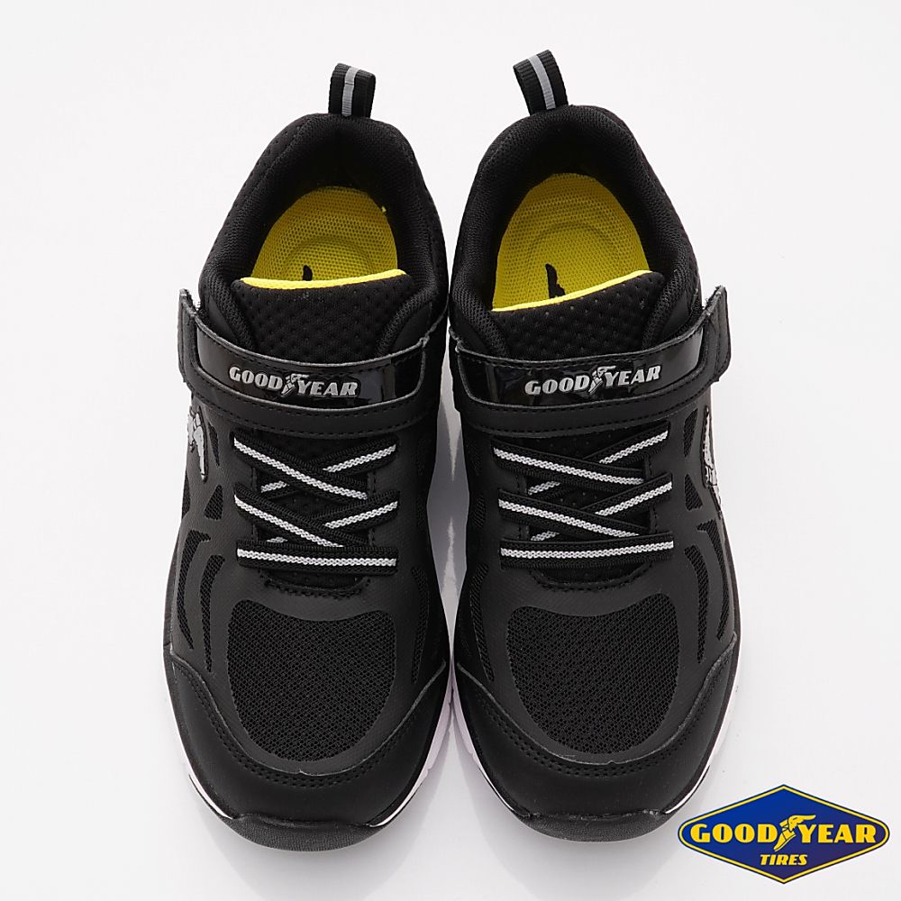 GOODYEAR - 固特異氣墊慢跑童鞋(中大童段)-運動鞋-黑