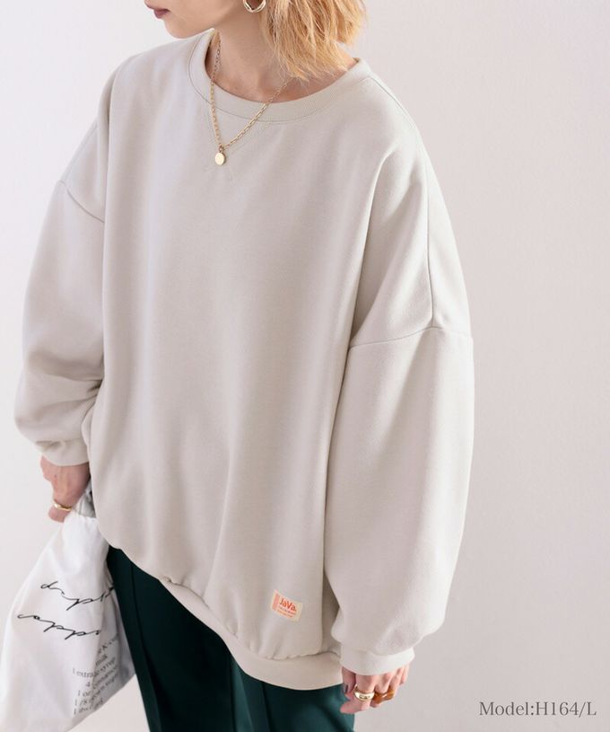 日本 Classical Elf - Java 裏起毛純色休閒長袖上衣-紫