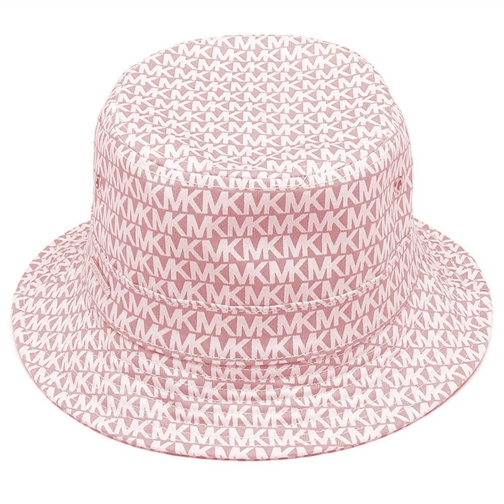 MICHAEL KORS - 滿版logo帆布帽子 (粉紅色)