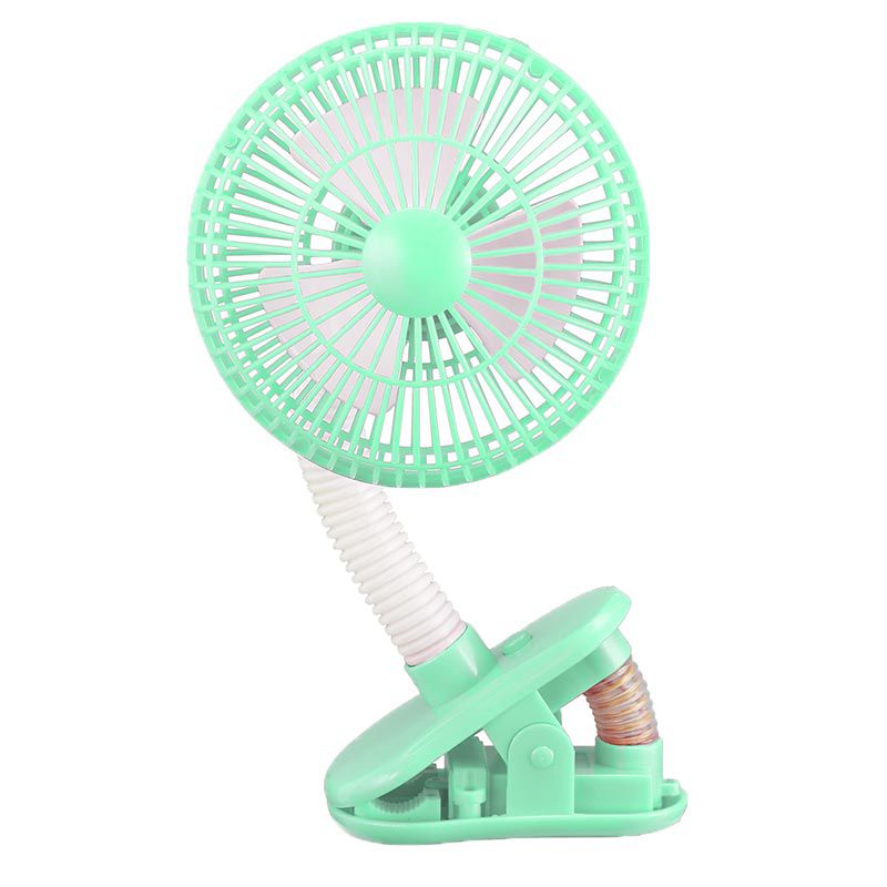 akachan honpo - 嬰兒推車用風扇-綠色-1入、230g、適用年齡：1歲以上