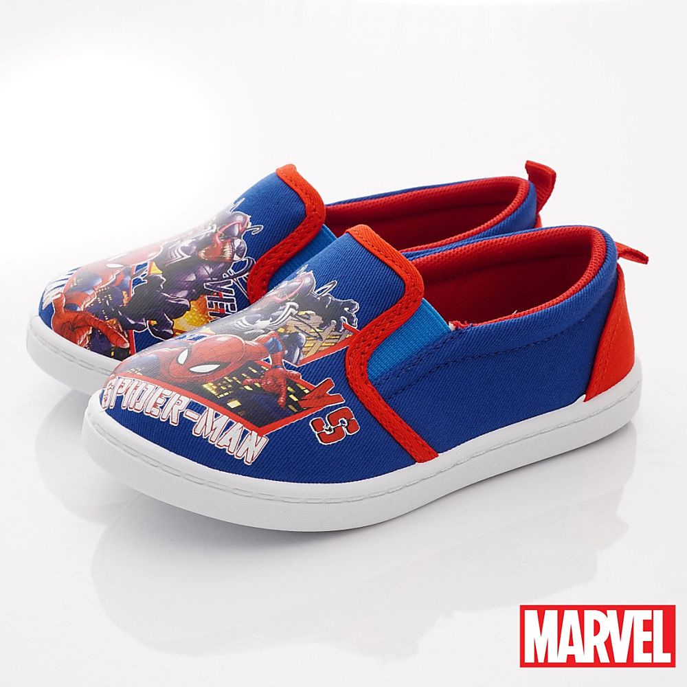 漫威MARVEL - 台灣製漫威蜘蛛人帆布至尊鞋(中小童段)-運動鞋-藍