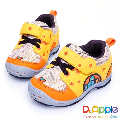 Dr. Apple - 機能童鞋_乳酪與貪吃老鼠俏皮小童-橘