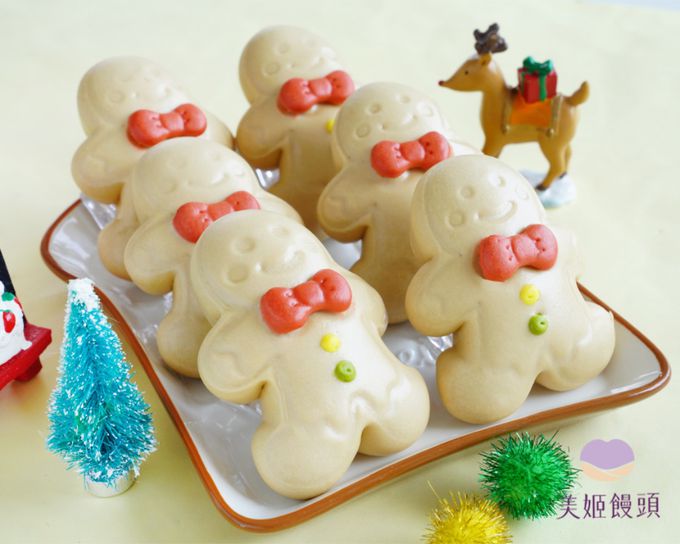 美姬饅頭 - 薑餅人黑糖鮮乳造型饅頭