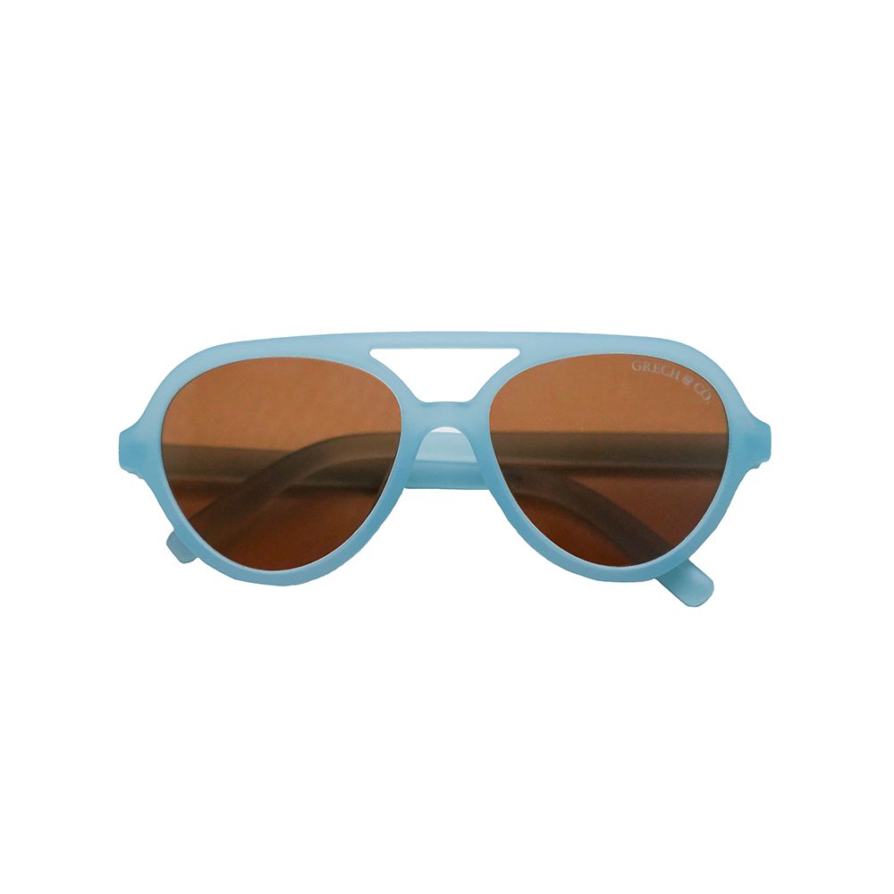 丹麥 GRECH & CO. - 飛行員偏光太陽眼鏡-果凍藍