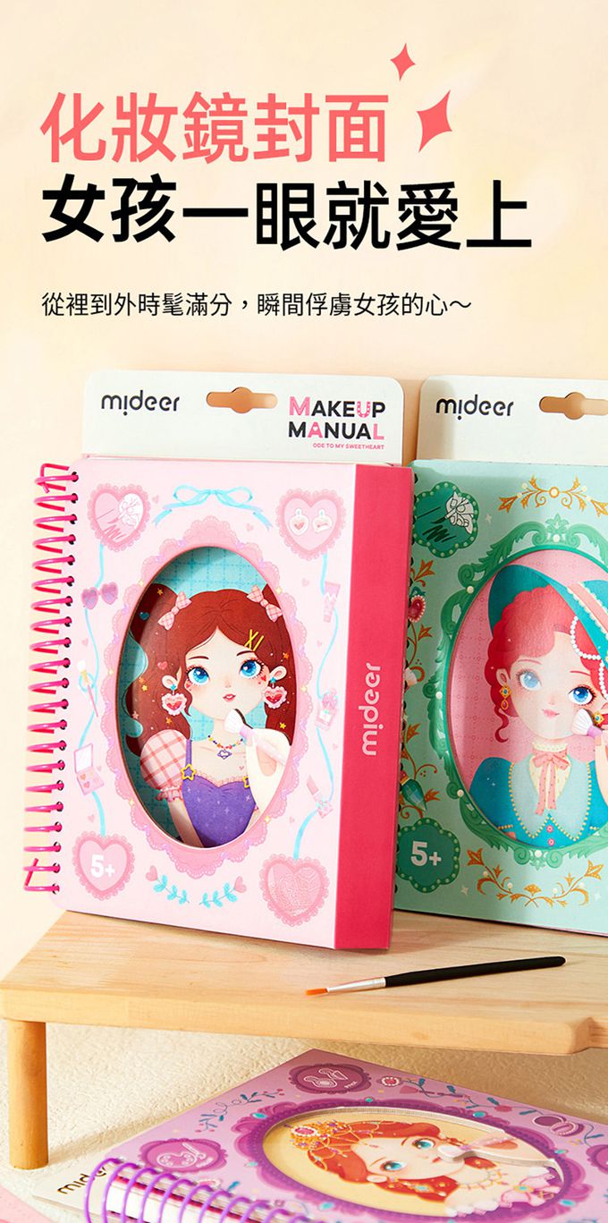 MiDeer - 多功能美妝遊戲手冊-淑女下午茶