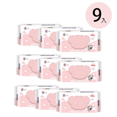 Aiwibi 愛薇彼 - 【Aiwibi 澳洲品牌】Aiwibi愛薇彼 嬰兒濕紙巾 -草莓味-80抽X9包入/箱