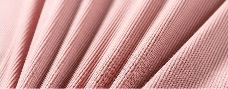 螺紋莫代爾Bra T 短袖家居服套裝-短褲款-豆沙粉